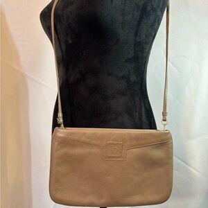 2/$30 Vintage Anne Klein Women’s Taupe Crossbody Shoulder Bag